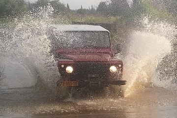 Golan Heights private site seeing Jeep Tour