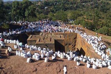 Visiting Lalibela Churches