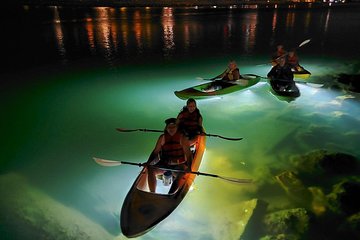 Sharkey's LED Illuminated Night Tour on Glass Bottom Kayaks in St. Pete Beach