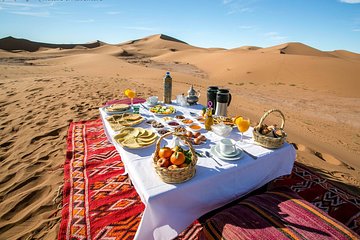 M’Hamid: Overnight in luxury desert camp with Camel Ride, meals & sandboarding