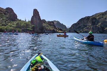 Canyon & Cliffside Kayaking on Saguaro Lake