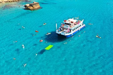 Ibiza Beach Hopping Cruise with Paddleboards, Drinks and Food. 6h