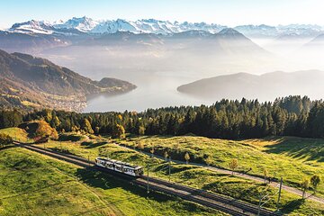Self-guided Trip from Lucerne, Mt.Rigi+Mineral Baths+Lake Cruise
