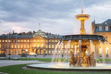 Digital Stuttgart Altstadt city rally around the New Castle