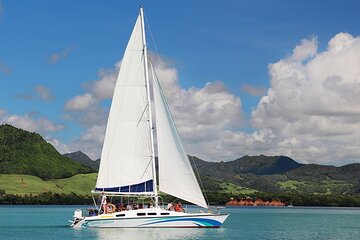 Mauritius : Full day All inclusive Ile aux cerfs Catamaran cruise