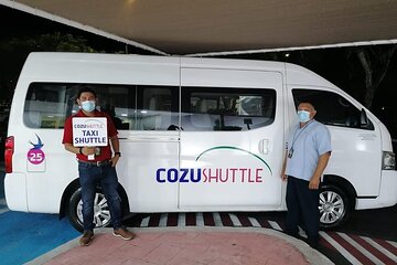 Private Shuttle from Inside Cozumel Airport to hotels in Cozumel