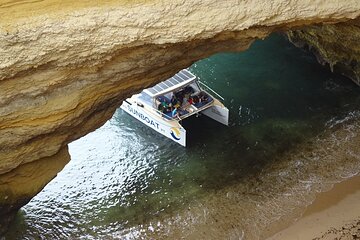 Benagil Caves & Coast from Portimão on an Eco-Friendly Catamaran
