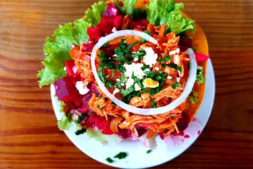 Guatemalan street food tour with a local bilingual guide