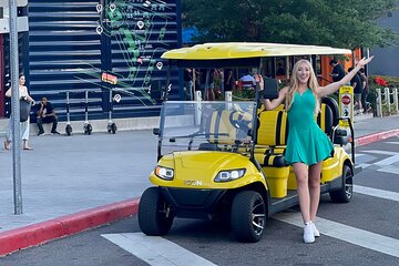 Guided Tampa Sightseeing Tour in 2023 Street Legal Golf Cart
