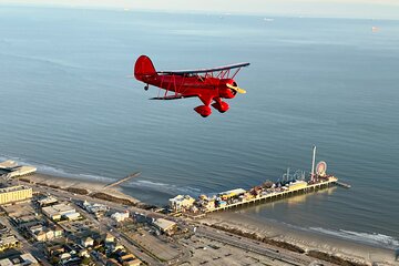 Town of Galveston Tour, Open Cockpit Biplane Ride