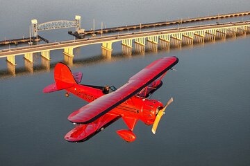 Bolivar Lighthouse Tour, Open Cockpit Biplane Ride