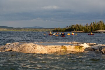 Small-Group Sunset Kayaking Tour on Lake Yellowstone