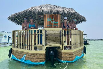 FAMOUS Destin Tiki Boat Cruise Crab Island Sandbar & Dolphin Tour