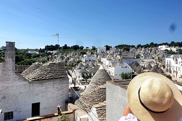 From Brindisi: Alberobello Locorotondo Ostuni 7 hour guided tour