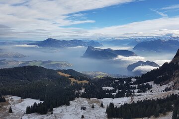 Winter Majesty: Private Mount Pilatus Experience from Luzern