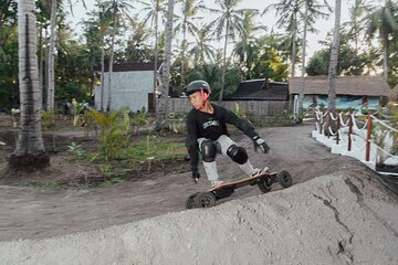 Off Road Electric Skateboarding in Jalan Kelapa