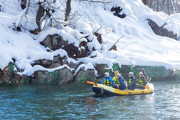 Snow View Rafting with Watching Wildlife in Chitose River