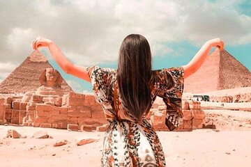 From PortSaid: Giza Pyramid Tour with Lunch at Nile River