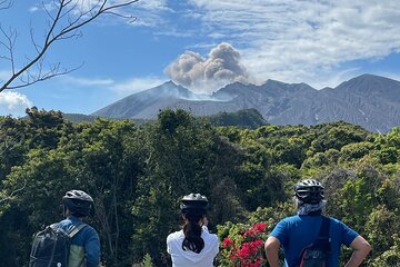 One Day E Bike Round Tour in Sakurajima
