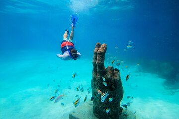 Isla Mujeres Luxury Catamaran Sailing plus Lunch and Open Bar