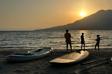Sakurajima Volcano Sunrise SUP Experience at Kagoshima Kinko Bay