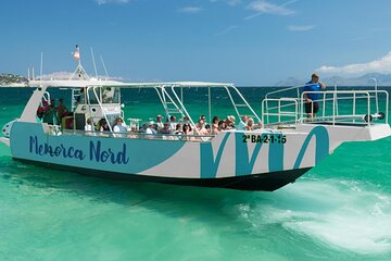 Boat trip through the coves of northern Menorca from Fornells