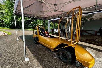 Latvia Bobsleigh and luge track ride experience (Summer Bob)